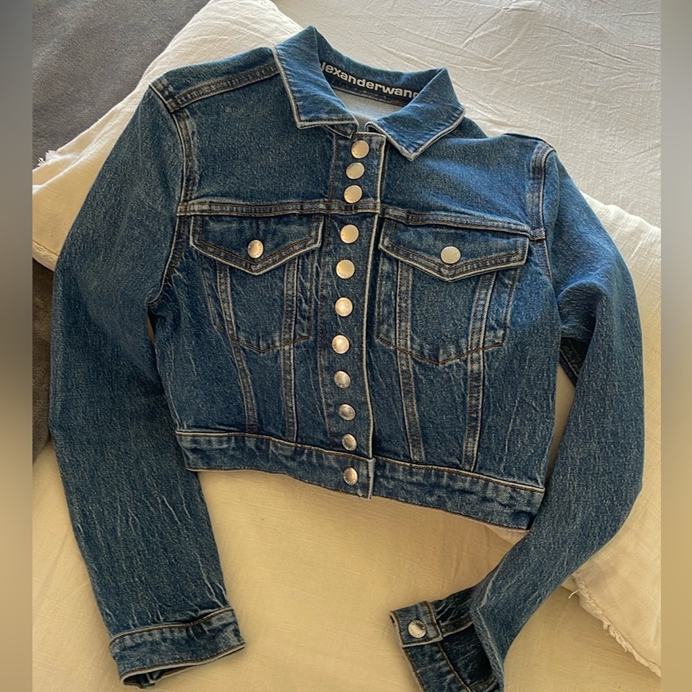 Alexander Wang denim trucker jacket